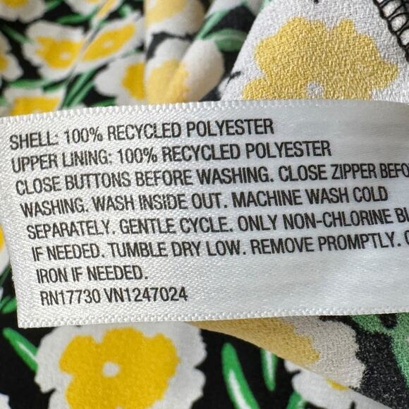 DIANE VON FURSTENBERG For Target 90s Shift Yellow Poppy Mini Dress - Picture 8 of 10